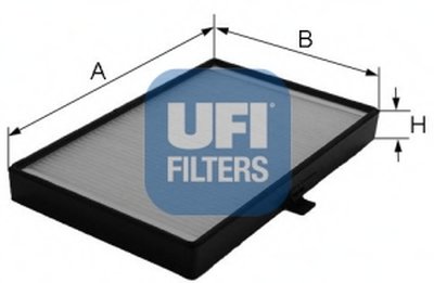 Фильтр, воздух во внутренном пространстве UFI купить