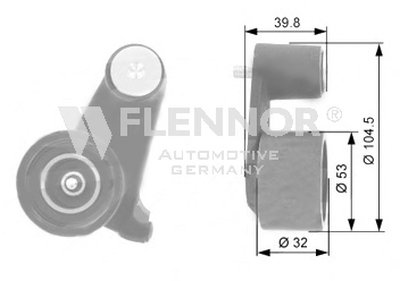Натяжной ролик, ремень ГРМ FLENNOR купить