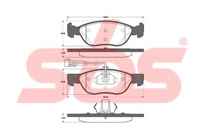 Комплект тормозных колодок, дисковый тормоз sbs купить