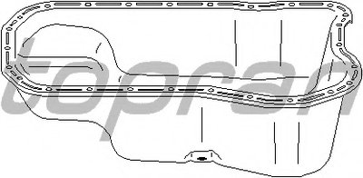 Масляный поддон TOPRAN купить