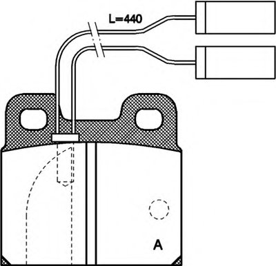 Комплект тормозных колодок, дисковый тормоз ADVANCE OPEN PARTS купить