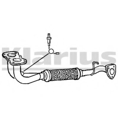 Труба выхлопного газа KLARIUS купить
