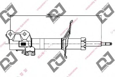 Амортизатор DJ PARTS купить