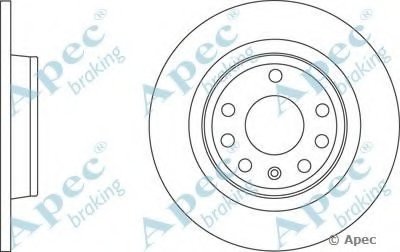 Тормозной диск APEC braking купить