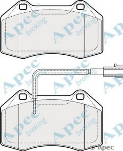 Комплект тормозных колодок, дисковый тормоз APEC braking купить