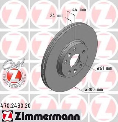 Тормозной диск COAT Z ZIMMERMANN купить