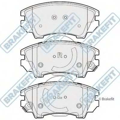 Комплект тормозных колодок, дисковый тормоз Brake Fit APEC braking купить