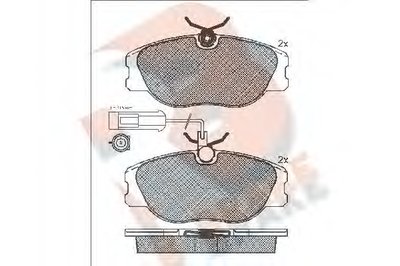 Комплект тормозных колодок, дисковый тормоз R BRAKE купить