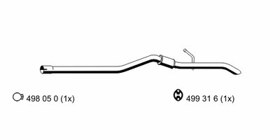 Глушитель выхлопных газов конечный ERNST купить