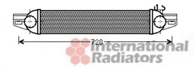 Радиатор интеркулера Citroen Nemo/Fiat Fiorino/Peugeot Bipper 1.3 JTD/1.4 HDI 08-