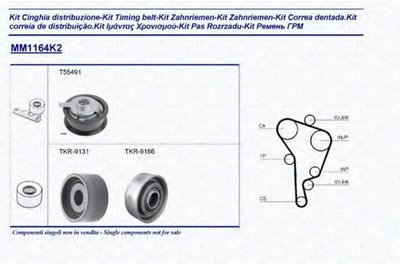 Комплект ремня ГРМ MAGNETI MARELLI купить