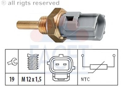 Датчик, температура масла; Датчик, температура охлаждающей жидкости; Датчик, температура масла; Датчик, температура охлаждающей жидкости; Датчик, температура охлаждающей жидкости FACET купить