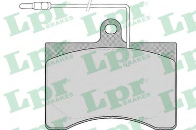 Комплект тормозных колодок, дисковый тормоз LPR Придбати