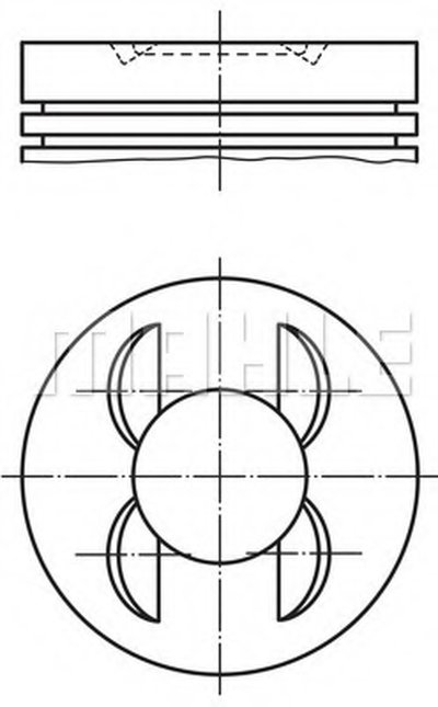 Поршень MAHLE ORIGINAL купить