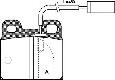 Комплект тормозных колодок, дисковый тормоз ADVANCE OPEN PARTS купить