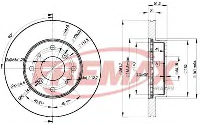 Тормозной диск Premium Carbon + FREMAX купить