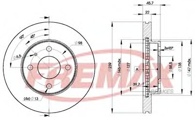 Тормозной диск Premium Carbon + FREMAX купить