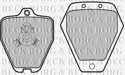 Комплект тормозных колодок, дисковый тормоз BORG & BECK купить