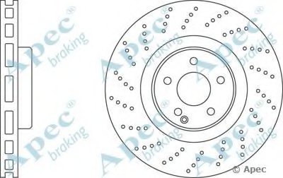 Тормозной диск APEC braking купить