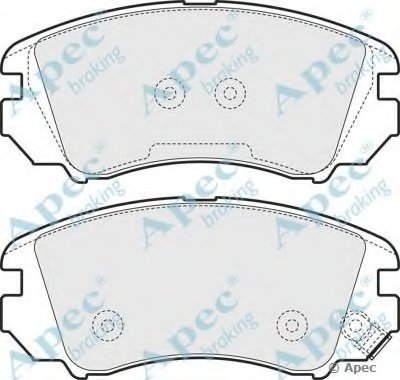 Комплект тормозных колодок, дисковый тормоз APEC braking купить