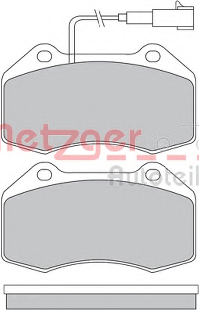Комплект тормозных колодок, дисковый тормоз METZGER купить
