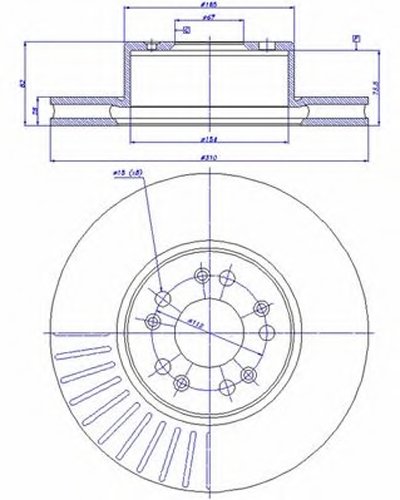 Тормозной диск HC CAR купить