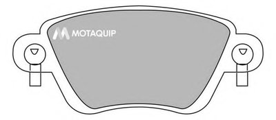 Комплект тормозных колодок, дисковый тормоз MOTAQUIP купить