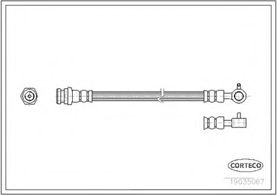 Тормозной шланг CORTECO купить