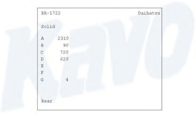 Тормозной диск KAVO PARTS купить