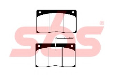 Комплект тормозных колодок, дисковый тормоз sbs купить