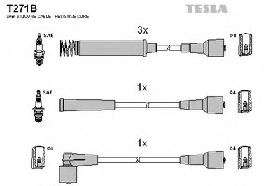Комплект проводов зажигания TESLA Придбати