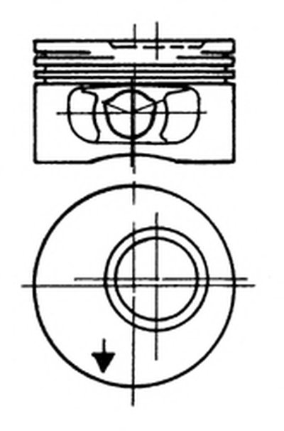 Поршень KOLBENSCHMIDT купить