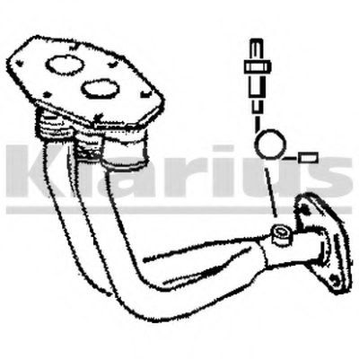 Труба выхлопного газа KLARIUS купить