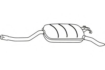 Глушитель выхлопных газов конечный FENNO купить