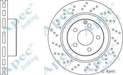 Тормозной диск APEC braking купить