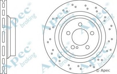 Тормозной диск APEC braking купить