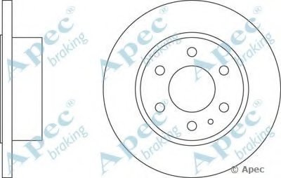 Тормозной диск APEC braking купить