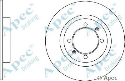 Тормозной диск APEC braking купить