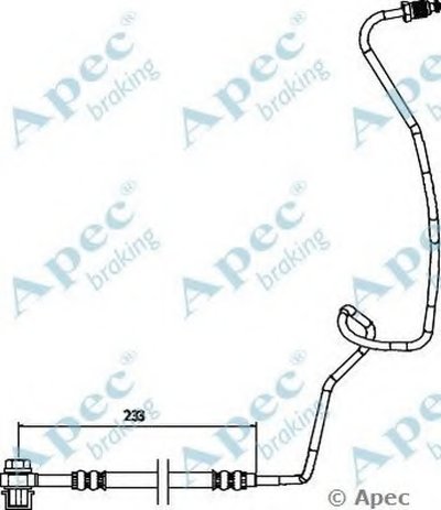 Тормозной шланг APEC braking купить