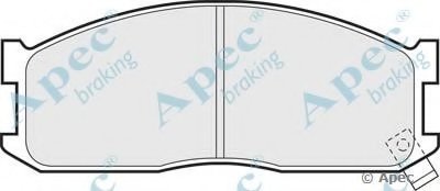 Комплект тормозных колодок, дисковый тормоз APEC braking купить