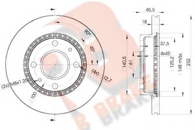 Тормозной диск R BRAKE купить