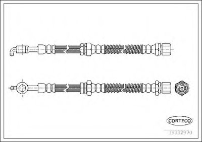 Тормозной шланг CORTECO купить