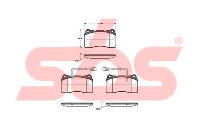 Комплект тормозных колодок, дисковый тормоз sbs купить