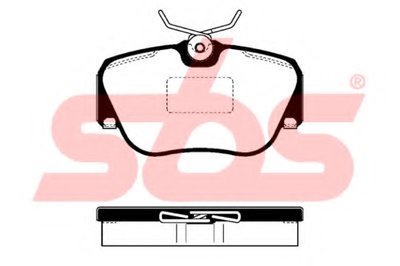 Комплект тормозных колодок, дисковый тормоз sbs купить