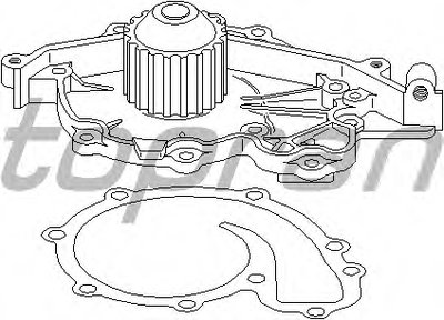 Водяной насос TOPRAN купить