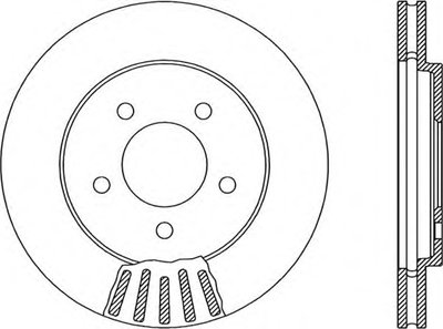 Тормозной диск ADAPTIVE OPEN PARTS купить