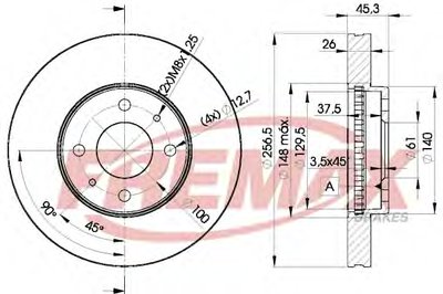 Тормозной диск Premium Carbon + FREMAX купить