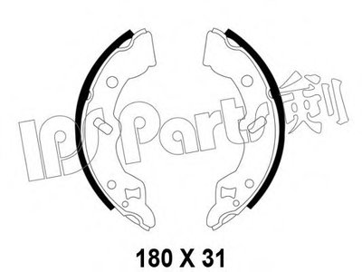 Тормозные колодки IPS Parts IPS Parts купить