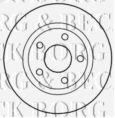 Тормозной диск BORG & BECK купить