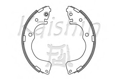 Комплект тормозных колодок KAISHIN купить